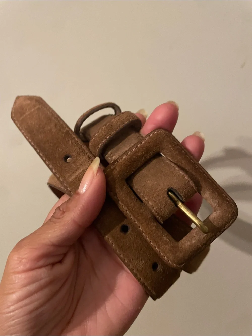 POLO RALPH LAUREN SUEDE BELT